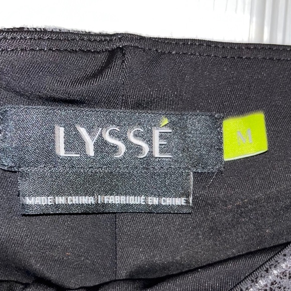 Lysse Women’s Dark Brown Faux Leather High Waisted Leggings Dressy Casual Sz-M - Picture 4 of 6